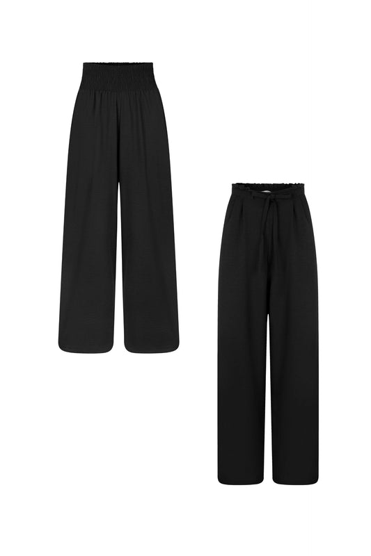 Straight Maternity and Postpartum Pants with Adjustable Waist
