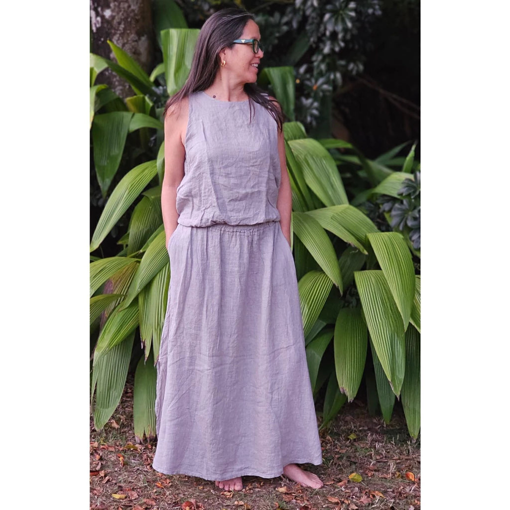 Elastic Waist Tank Top